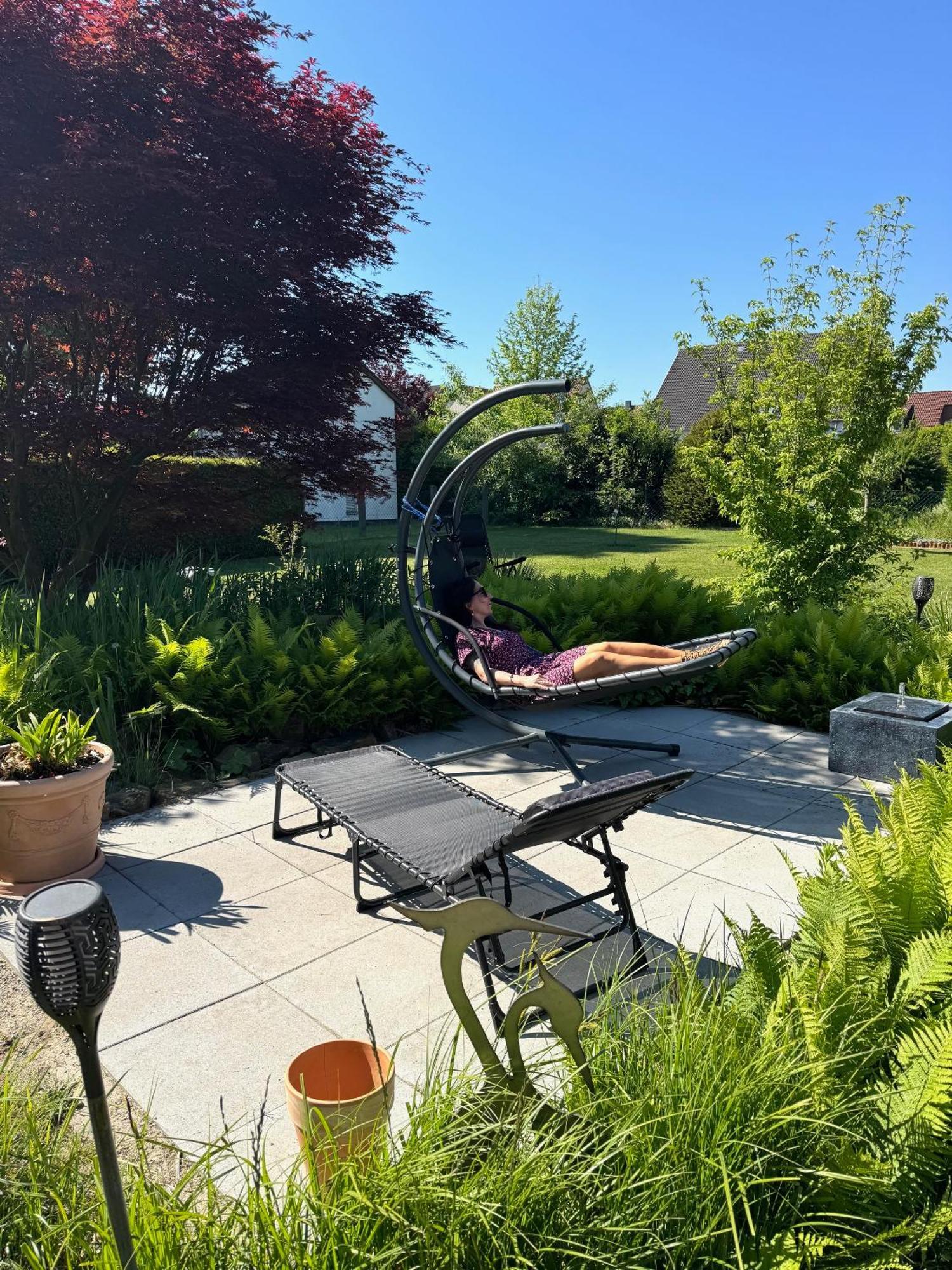 Ferien-Whg Stuenkel Nahe Steinhuder Meer Mit Garten Und Balkon Extérieur photo